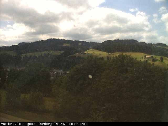 Webcam-Bild: Aussicht vom Dorfberg in Langnau 20080627-120500