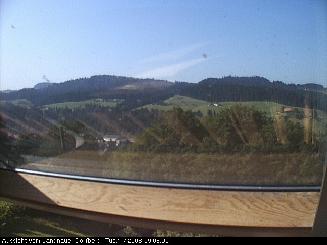 Webcam-Bild: Aussicht vom Dorfberg in Langnau 20080701-090500