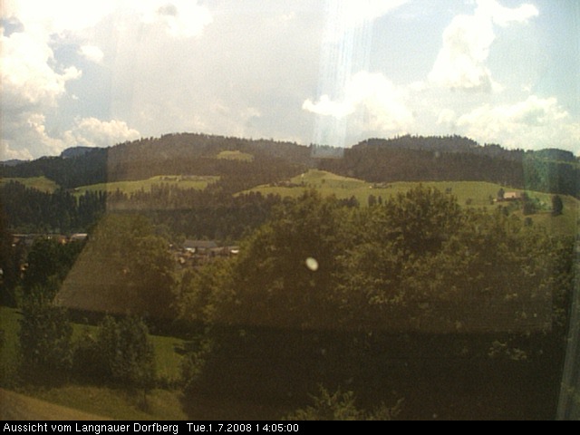Webcam-Bild: Aussicht vom Dorfberg in Langnau 20080701-140500