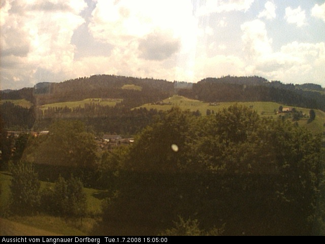 Webcam-Bild: Aussicht vom Dorfberg in Langnau 20080701-150500