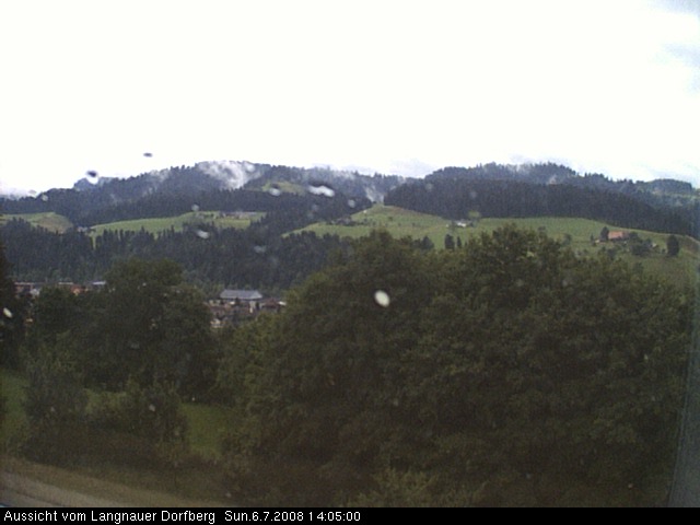 Webcam-Bild: Aussicht vom Dorfberg in Langnau 20080706-140500