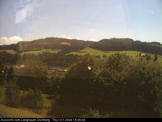 Webcam-Bild: Aussicht vom Dorfberg in Langnau 20080710-150500