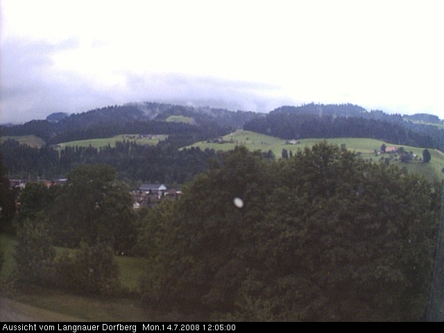 Webcam-Bild: Aussicht vom Dorfberg in Langnau 20080714-120500