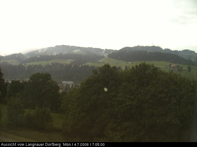 Webcam-Bild: Aussicht vom Dorfberg in Langnau 20080714-170500