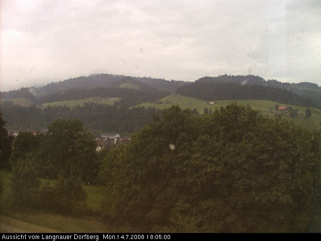 Webcam-Bild: Aussicht vom Dorfberg in Langnau 20080714-180500