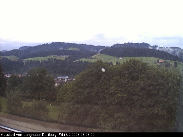 Webcam-Bild: Aussicht vom Dorfberg in Langnau 20080718-080500