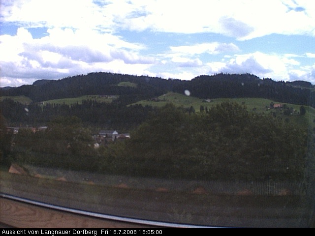 Webcam-Bild: Aussicht vom Dorfberg in Langnau 20080718-180500