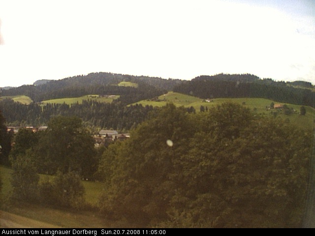 Webcam-Bild: Aussicht vom Dorfberg in Langnau 20080720-110500