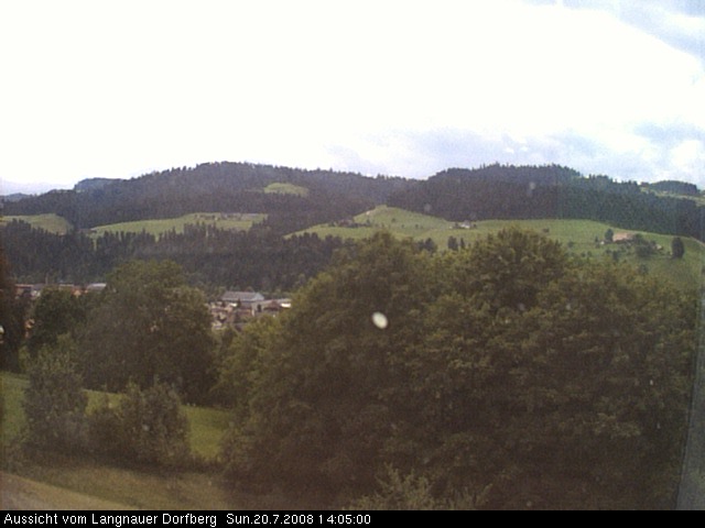 Webcam-Bild: Aussicht vom Dorfberg in Langnau 20080720-140500