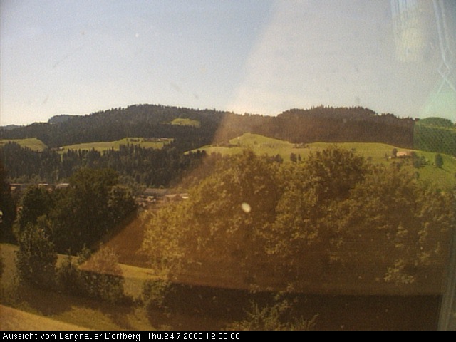 Webcam-Bild: Aussicht vom Dorfberg in Langnau 20080724-120500