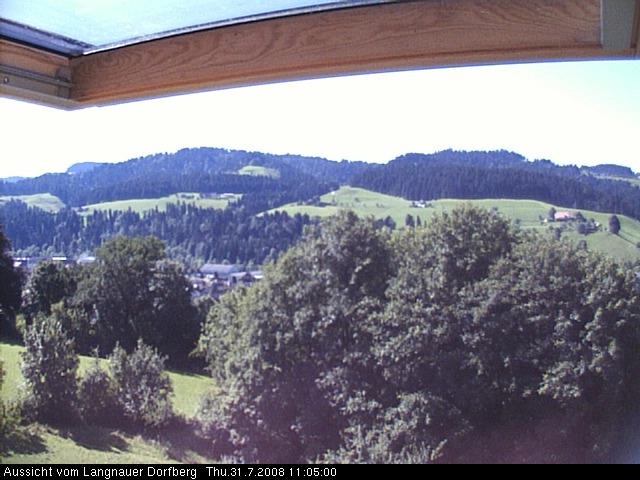 Webcam-Bild: Aussicht vom Dorfberg in Langnau 20080731-110500