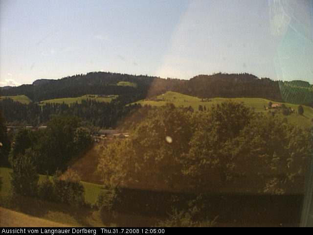 Webcam-Bild: Aussicht vom Dorfberg in Langnau 20080731-120500