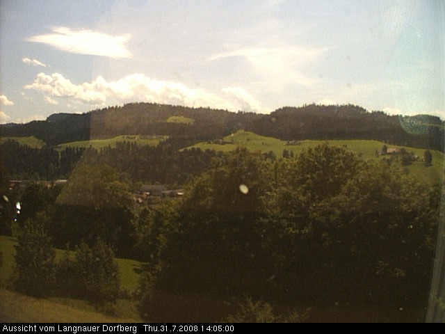 Webcam-Bild: Aussicht vom Dorfberg in Langnau 20080731-140500