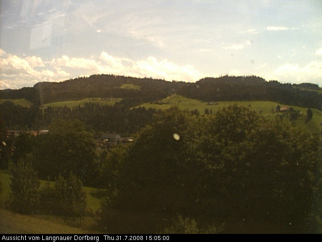 Webcam-Bild: Aussicht vom Dorfberg in Langnau 20080731-150500