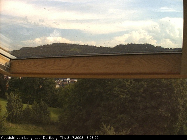 Webcam-Bild: Aussicht vom Dorfberg in Langnau 20080731-180500
