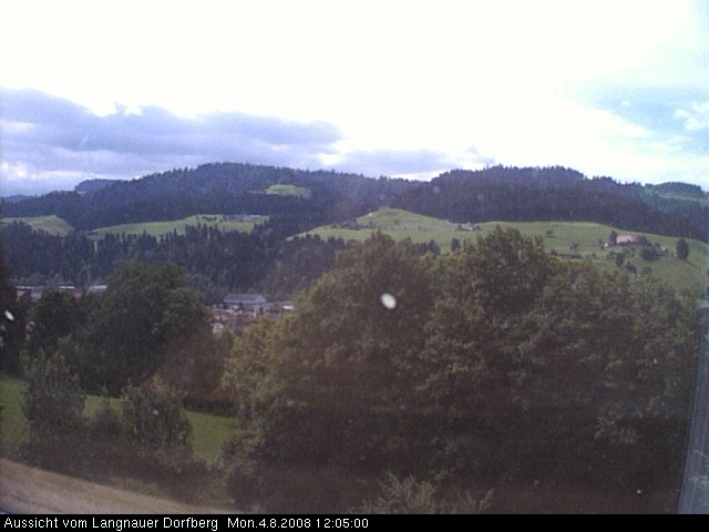 Webcam-Bild: Aussicht vom Dorfberg in Langnau 20080804-120500