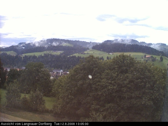 Webcam-Bild: Aussicht vom Dorfberg in Langnau 20080812-100500