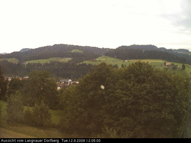 Webcam-Bild: Aussicht vom Dorfberg in Langnau 20080812-120500