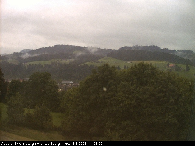 Webcam-Bild: Aussicht vom Dorfberg in Langnau 20080812-140500