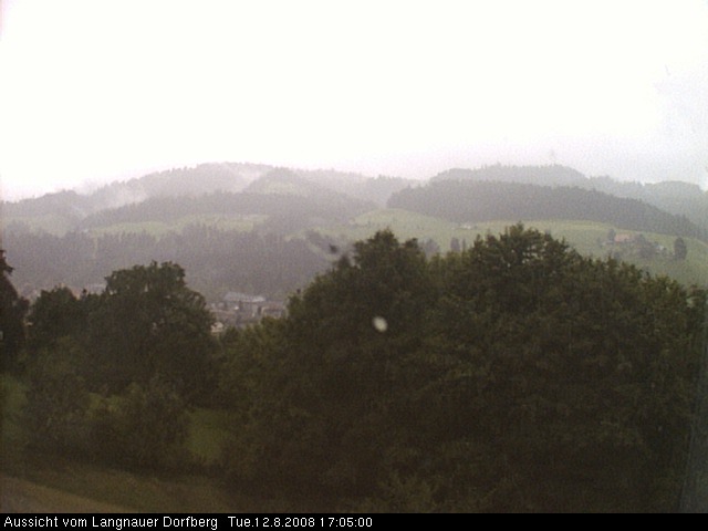 Webcam-Bild: Aussicht vom Dorfberg in Langnau 20080812-170500