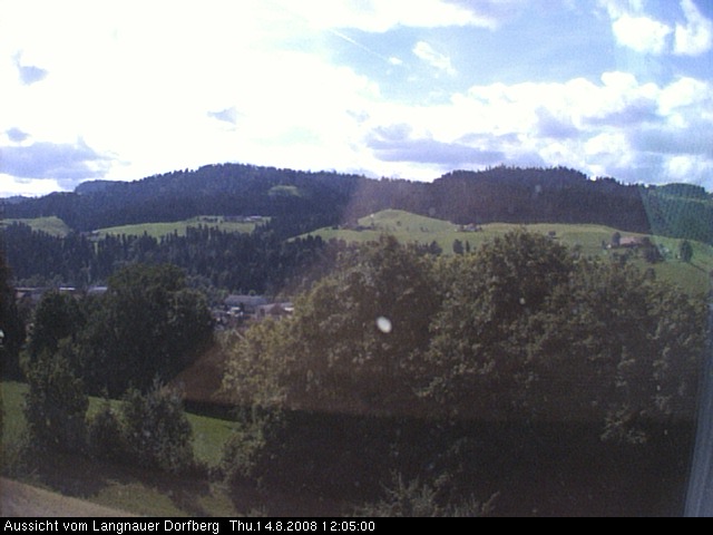 Webcam-Bild: Aussicht vom Dorfberg in Langnau 20080814-120500