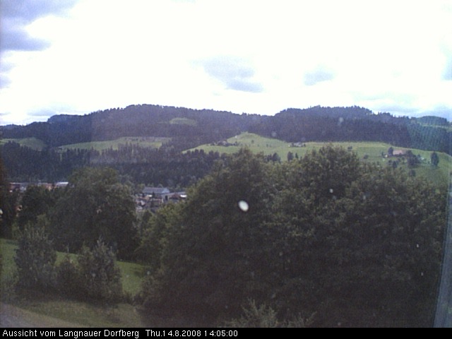 Webcam-Bild: Aussicht vom Dorfberg in Langnau 20080814-140500
