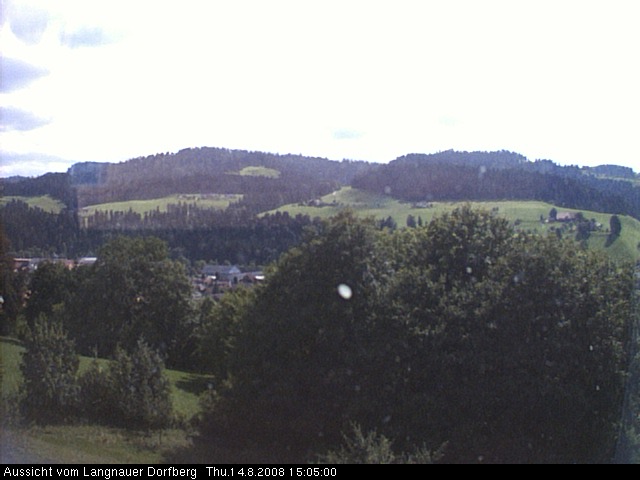 Webcam-Bild: Aussicht vom Dorfberg in Langnau 20080814-150500