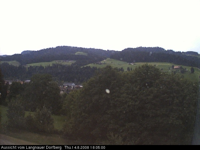 Webcam-Bild: Aussicht vom Dorfberg in Langnau 20080814-180500