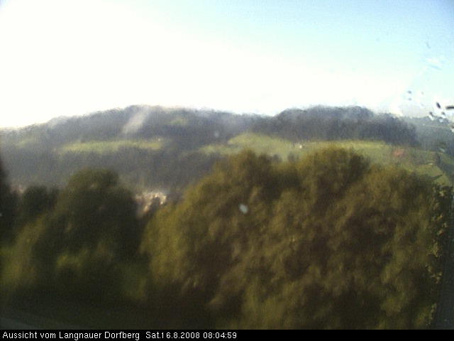 Webcam-Bild: Aussicht vom Dorfberg in Langnau 20080816-080500