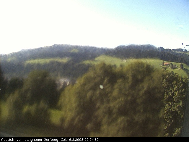 Webcam-Bild: Aussicht vom Dorfberg in Langnau 20080816-090500
