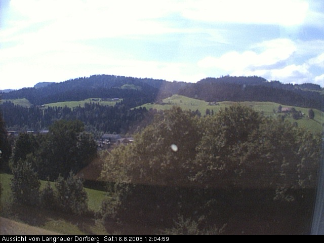 Webcam-Bild: Aussicht vom Dorfberg in Langnau 20080816-120500