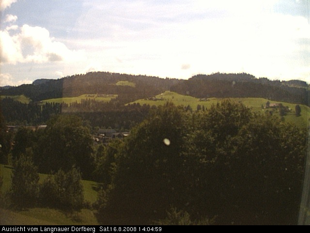 Webcam-Bild: Aussicht vom Dorfberg in Langnau 20080816-140500