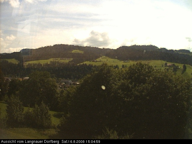 Webcam-Bild: Aussicht vom Dorfberg in Langnau 20080816-150500