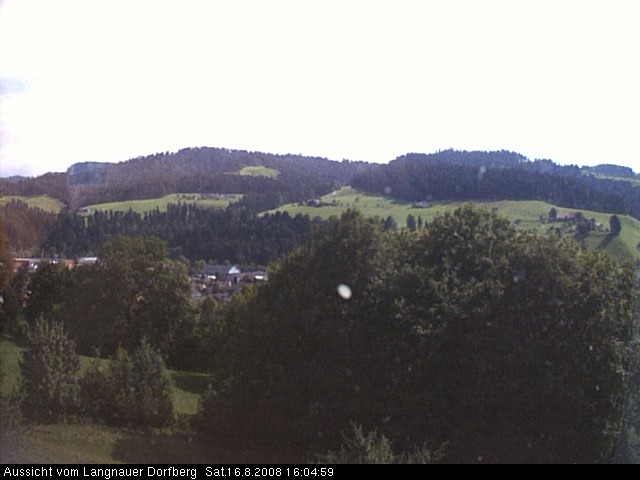 Webcam-Bild: Aussicht vom Dorfberg in Langnau 20080816-160500