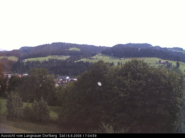 Webcam-Bild: Aussicht vom Dorfberg in Langnau 20080816-170500