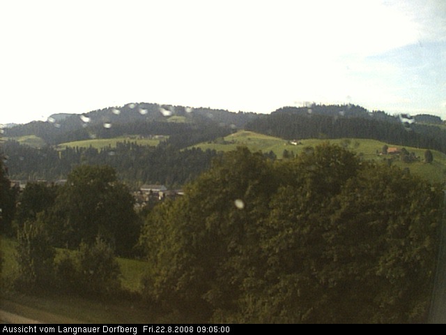 Webcam-Bild: Aussicht vom Dorfberg in Langnau 20080822-090500