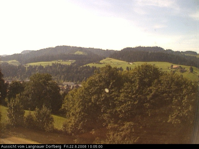 Webcam-Bild: Aussicht vom Dorfberg in Langnau 20080822-100500