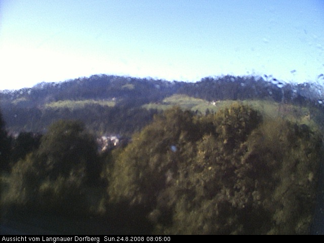 Webcam-Bild: Aussicht vom Dorfberg in Langnau 20080824-080500