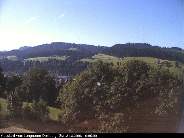 Webcam-Bild: Aussicht vom Dorfberg in Langnau 20080824-100500