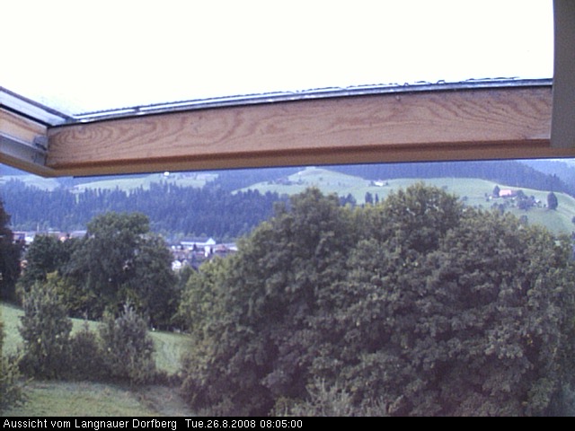 Webcam-Bild: Aussicht vom Dorfberg in Langnau 20080826-080500