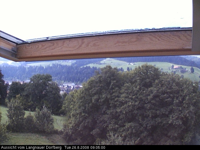 Webcam-Bild: Aussicht vom Dorfberg in Langnau 20080826-090500