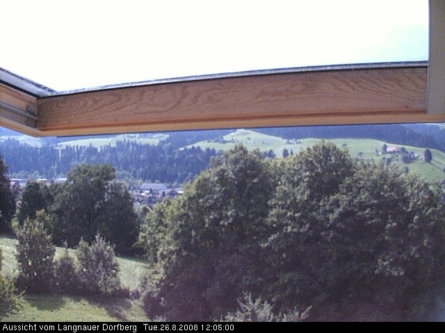 Webcam-Bild: Aussicht vom Dorfberg in Langnau 20080826-120500