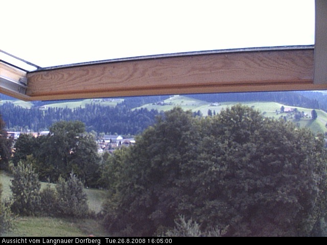 Webcam-Bild: Aussicht vom Dorfberg in Langnau 20080826-160500