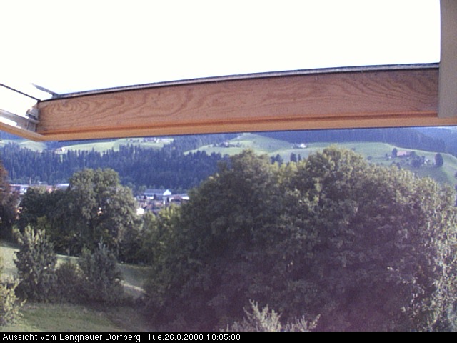Webcam-Bild: Aussicht vom Dorfberg in Langnau 20080826-180500