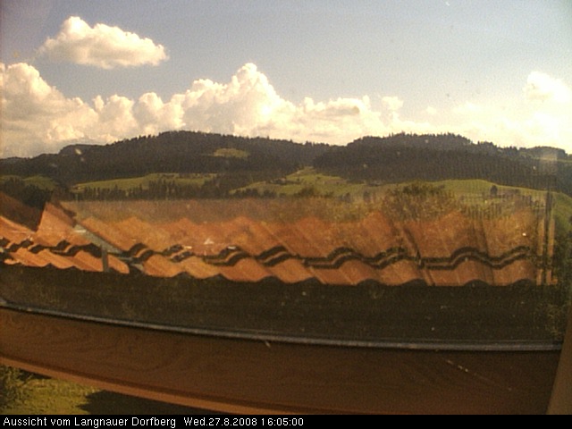 Webcam-Bild: Aussicht vom Dorfberg in Langnau 20080827-160500
