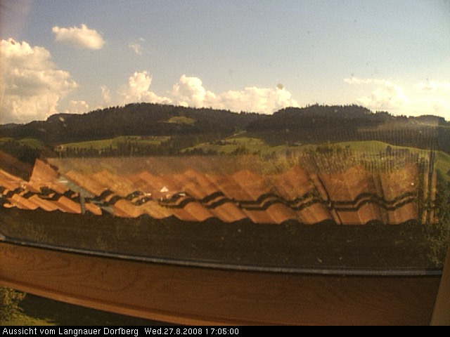 Webcam-Bild: Aussicht vom Dorfberg in Langnau 20080827-170500