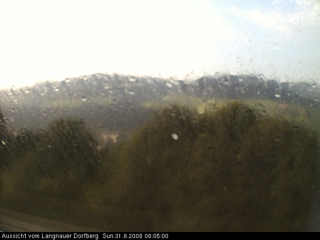 Webcam-Bild: Aussicht vom Dorfberg in Langnau 20080831-080500