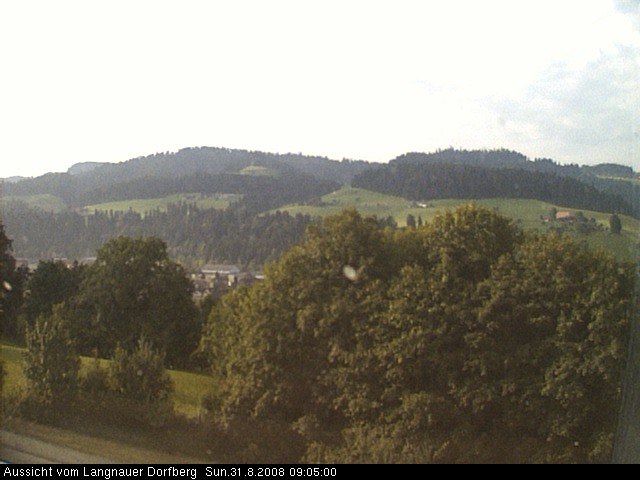 Webcam-Bild: Aussicht vom Dorfberg in Langnau 20080831-090500