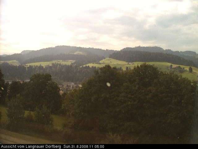 Webcam-Bild: Aussicht vom Dorfberg in Langnau 20080831-110500