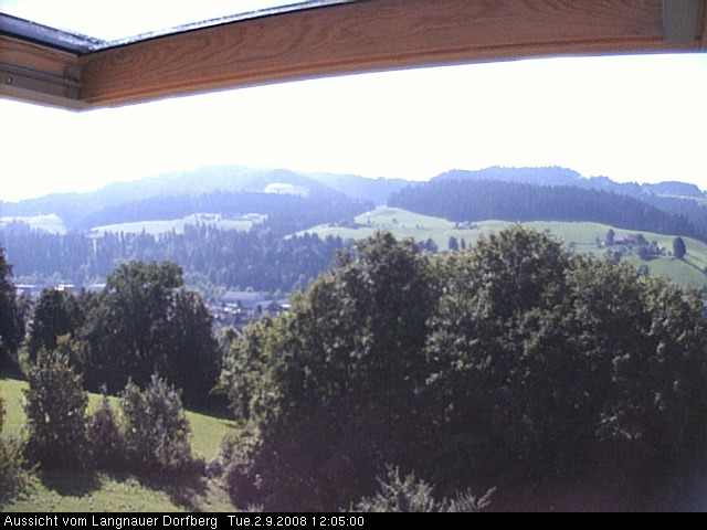Webcam-Bild: Aussicht vom Dorfberg in Langnau 20080902-120500